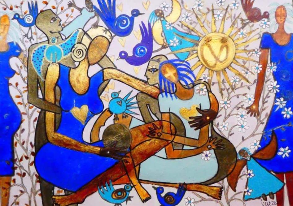 Art contemporain Genevieve Iris LAHENS